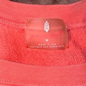 FP Movement by free people coral crew neck sweater